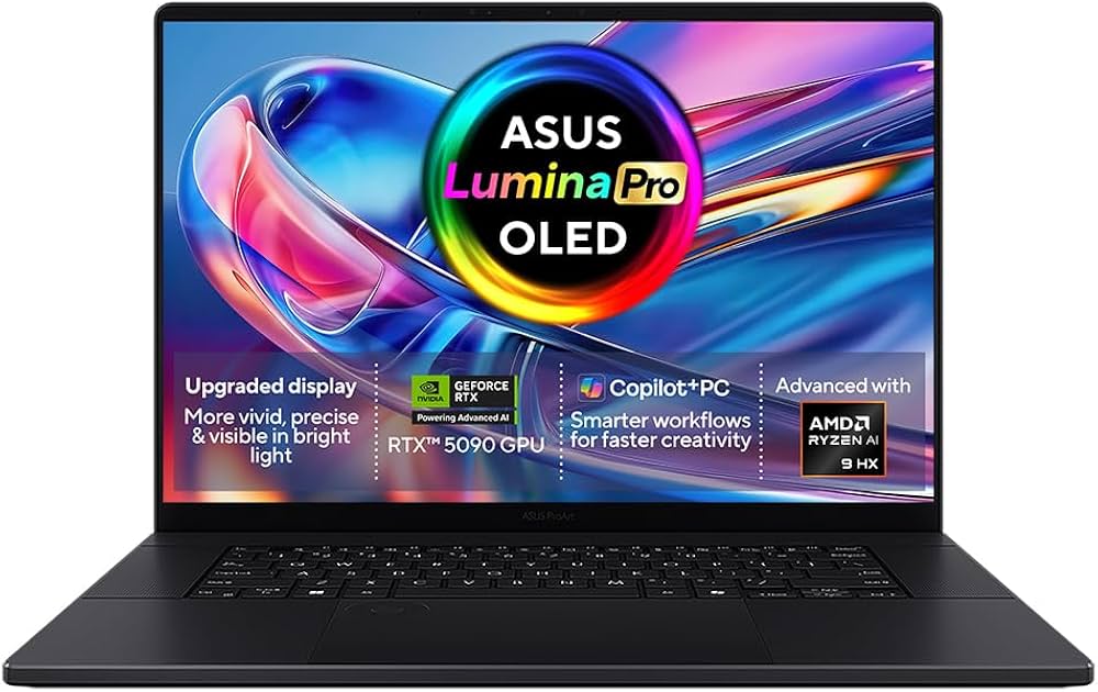 Imagen del producto Asus ProArt P16 con las características de su pantalla